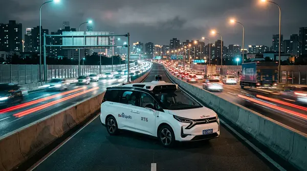 Ratusan Robotaxi Baidu Lumpuh di Wuhan, Penumpang Terjebak